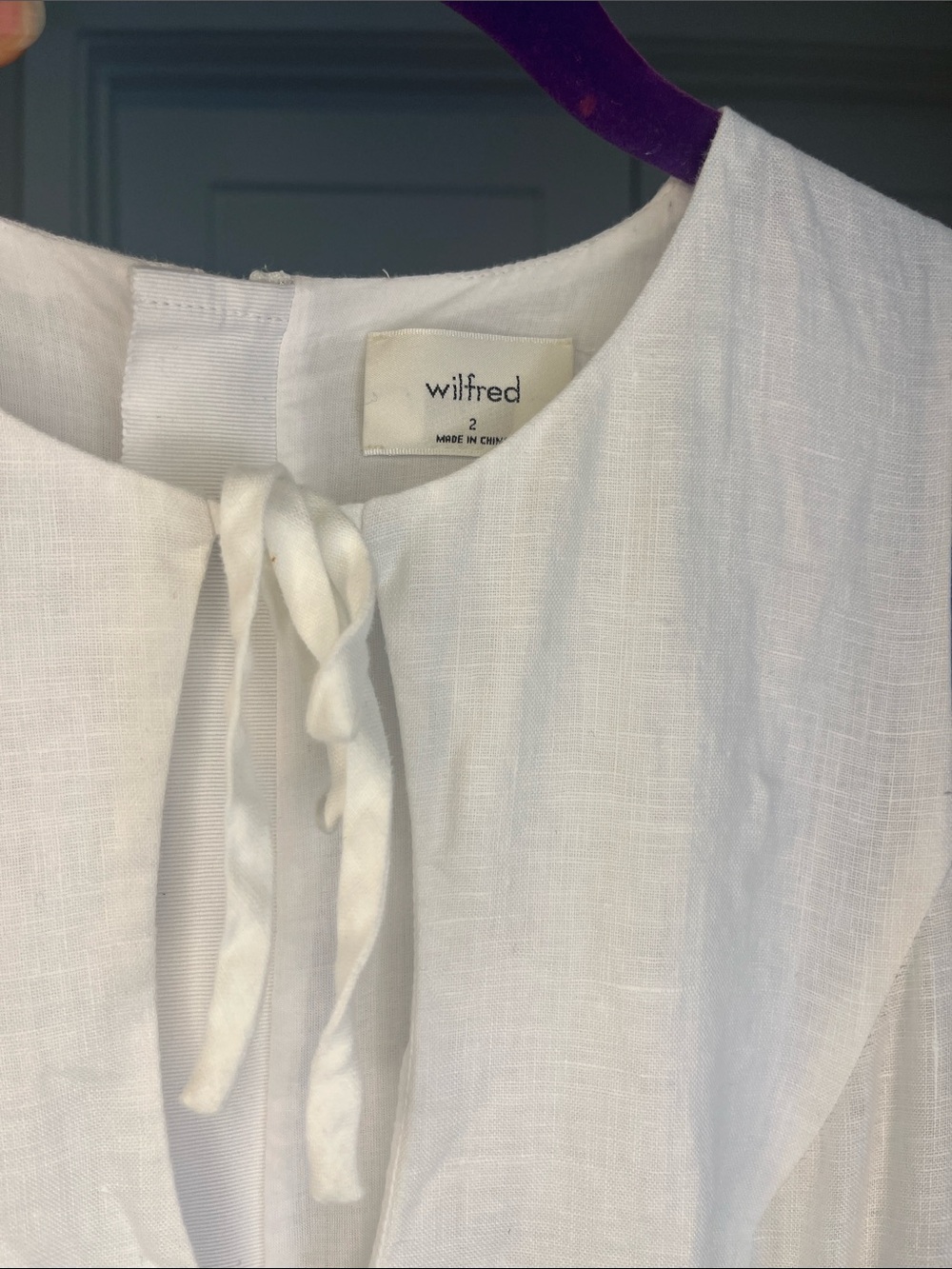 Aritzia White Sleeveless Midi Dress with Keyhole Neck - Picture 9 of 14